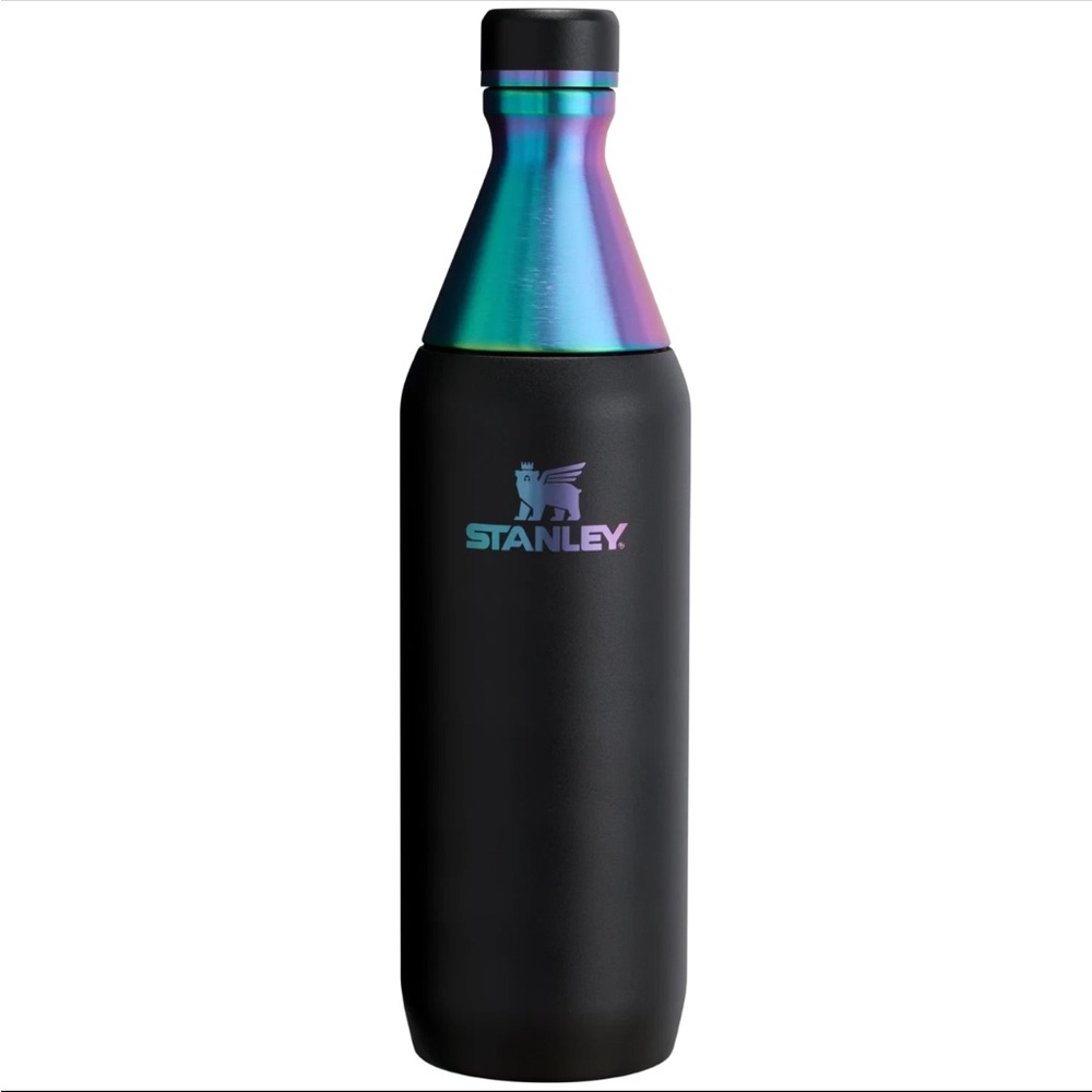 STANLEY The All Day Slim Bottle 20 OZ Black Chroma Collection New